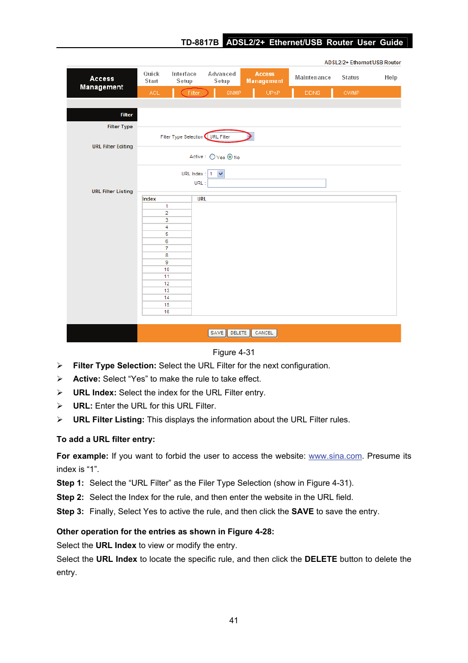 TP-Link TD-8817B User Manual | Page 47 / 57