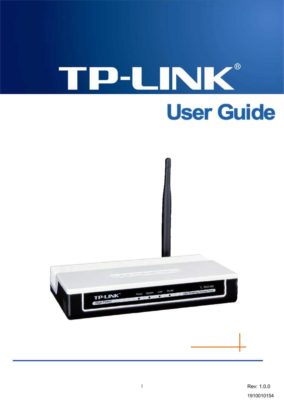 TP-Link TL-WA5110G User Manual | 104 pages