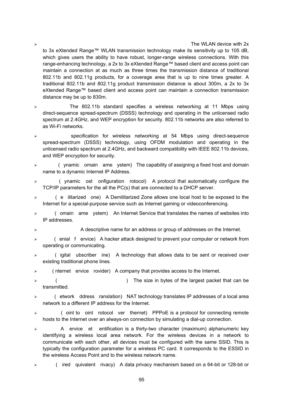 Appendix d: glossary | TP-Link TL-WA5110G User Manual | Page 103 / 104