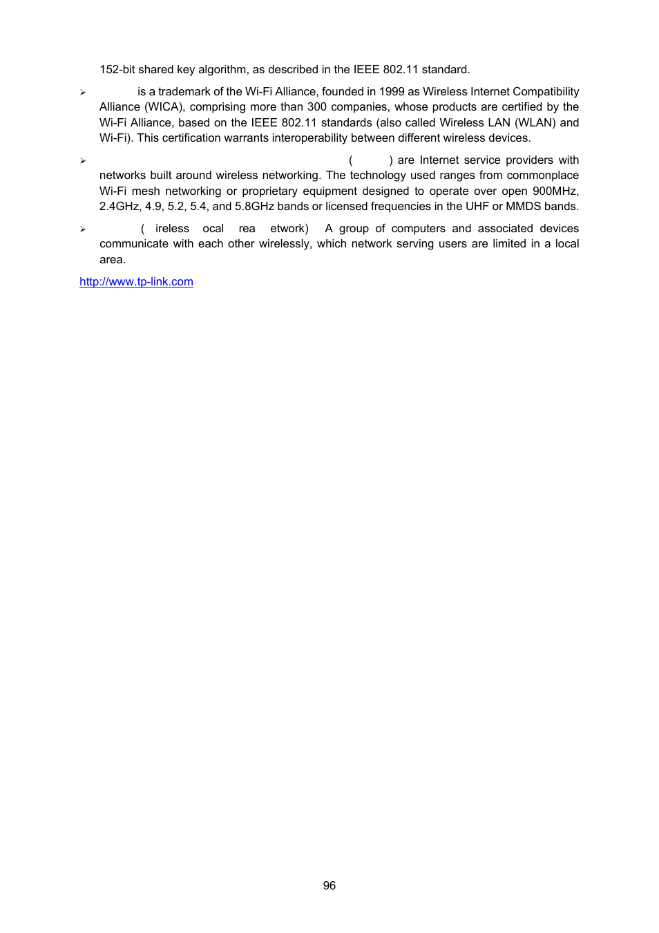 TP-Link TL-WA5110G User Manual | Page 104 / 104