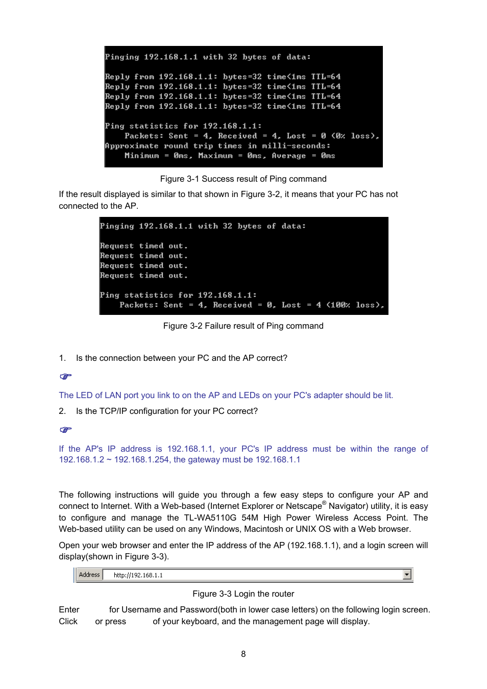 Quick setup, Figure 3-1, the | TP-Link TL-WA5110G User Manual | Page 16 / 104