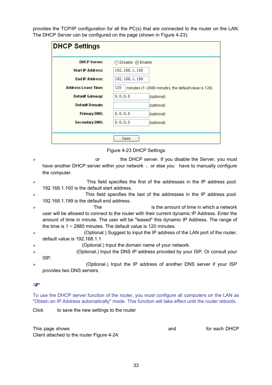 2 dhcp clients list | TP-Link TL-WA5110G User Manual | Page 41 / 104