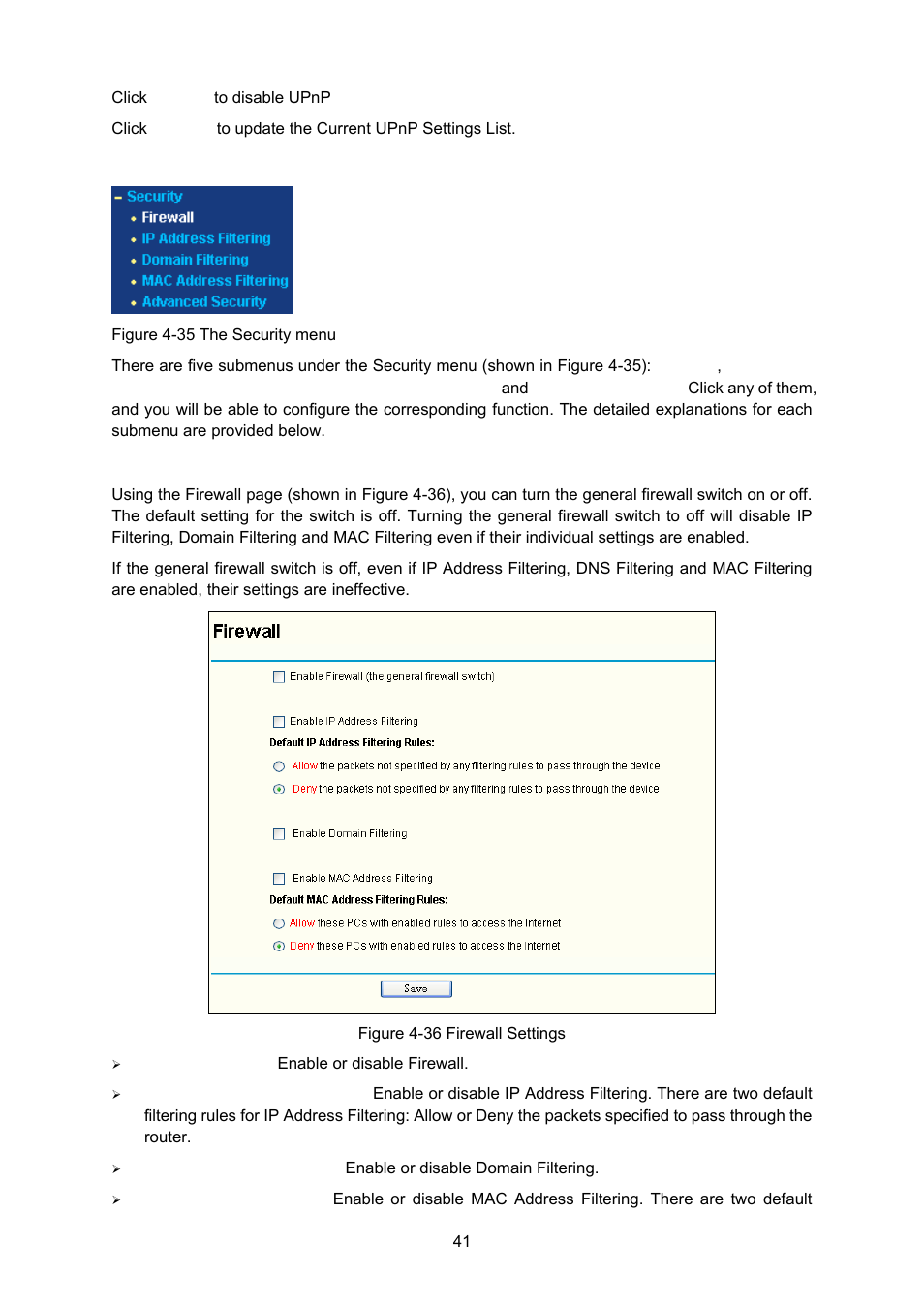 10 security, 1 firewall | TP-Link TL-WA5110G User Manual | Page 49 / 104
