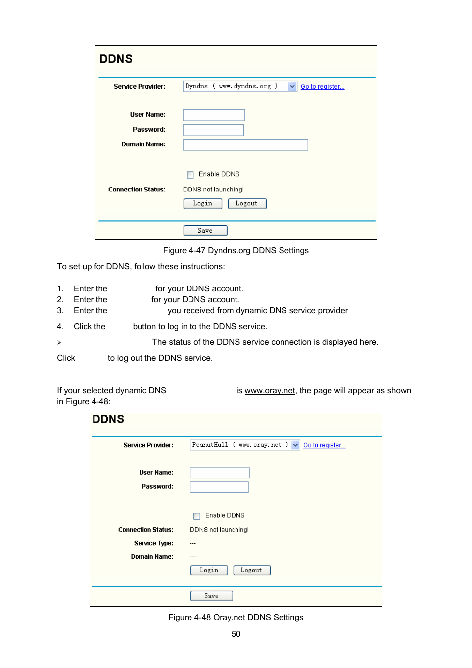 2 oray.net ddns | TP-Link TL-WA5110G User Manual | Page 58 / 104