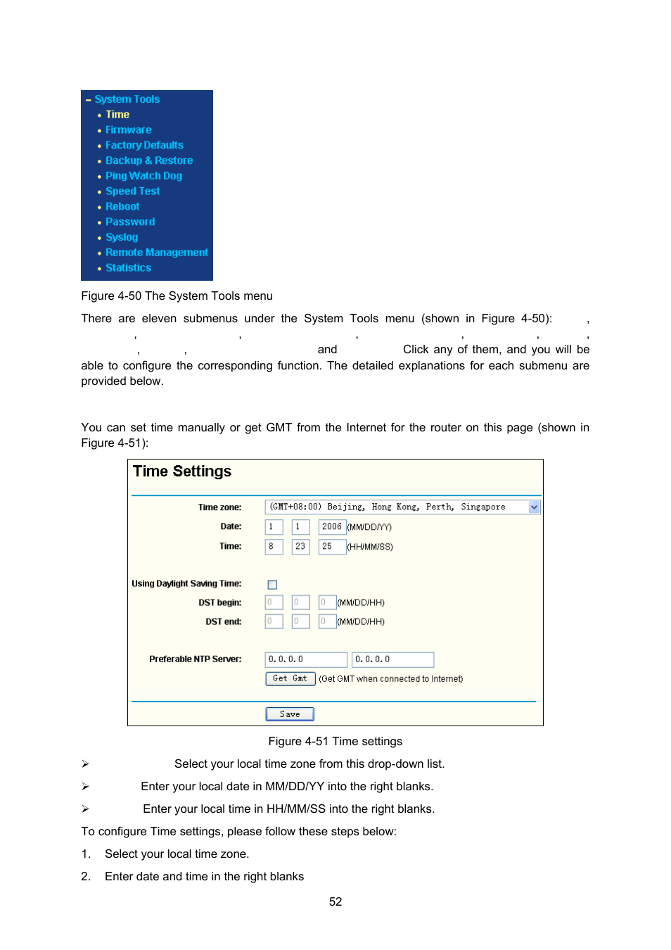 13 system tools, 1 time | TP-Link TL-WA5110G User Manual | Page 60 / 104