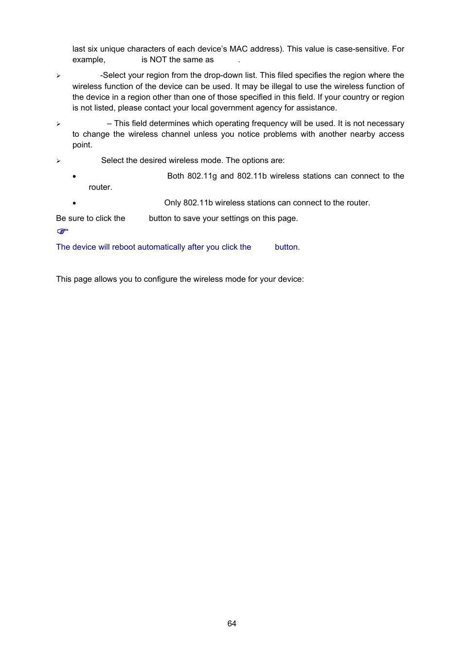 2 wireless mode | TP-Link TL-WA5110G User Manual | Page 72 / 104