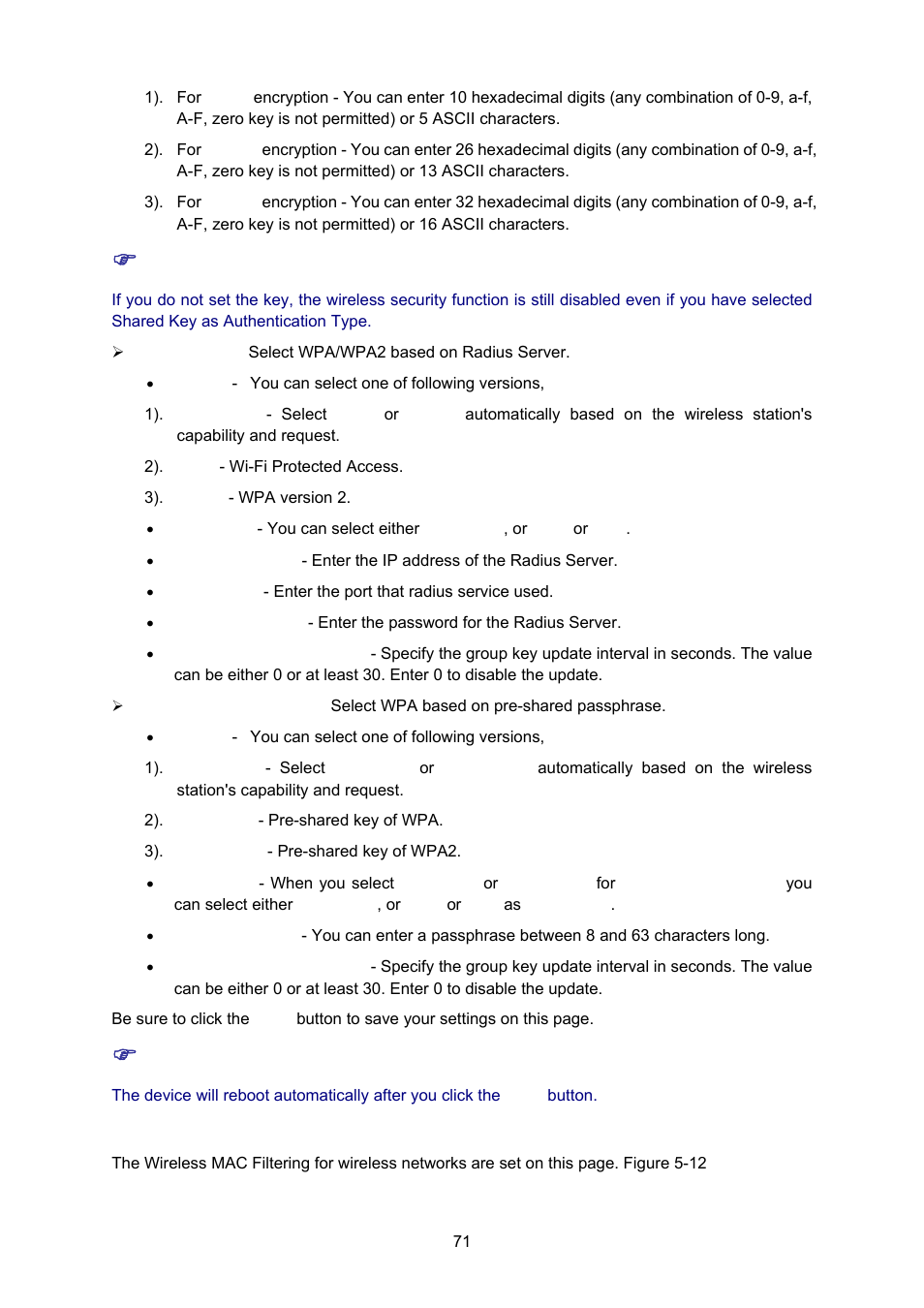 4 mac filtering, Mac filtering | TP-Link TL-WA5110G User Manual | Page 79 / 104