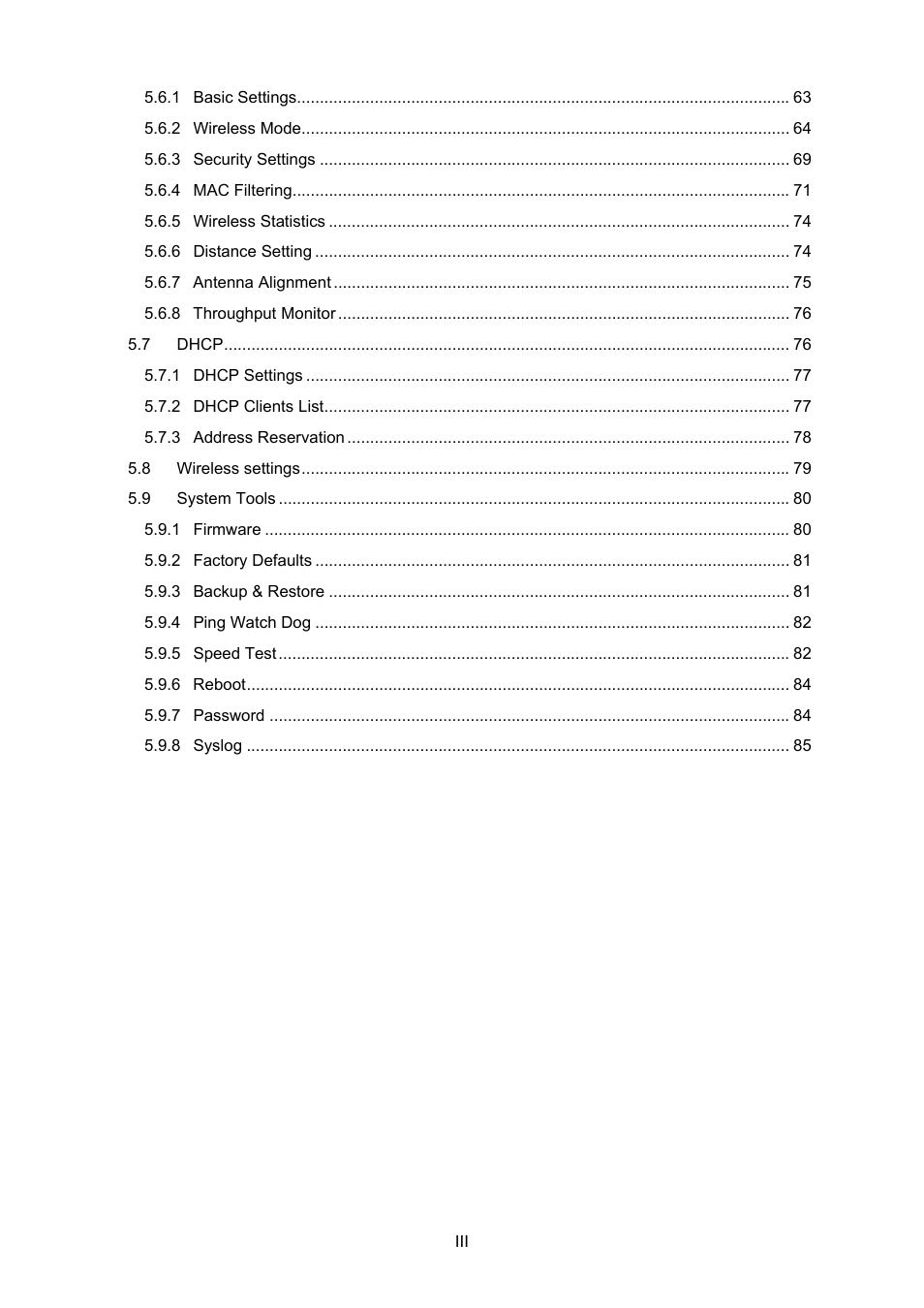 TP-Link TL-WA5110G User Manual | Page 8 / 104