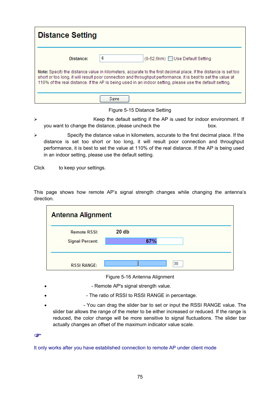 7 antenna alignment, Antenna alignment | TP-Link TL-WA5110G User Manual | Page 83 / 104