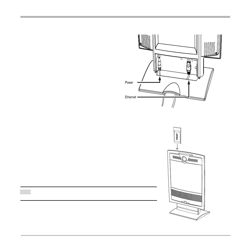 Power cable, Lan cable, Wireless lan - insert pc card | TANDBERG 550 User Manual | Page 10 / 36