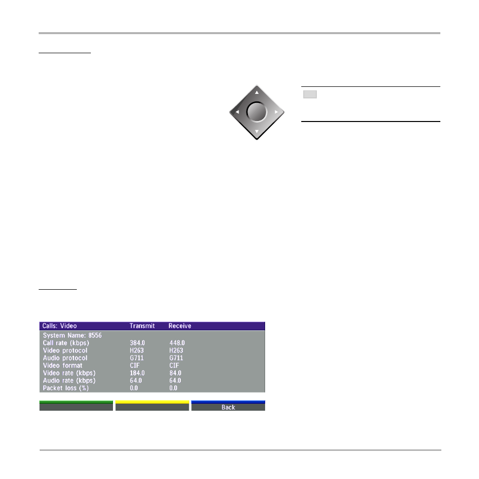 System status, Call status, System status call status | TANDBERG 550 User Manual | Page 23 / 36