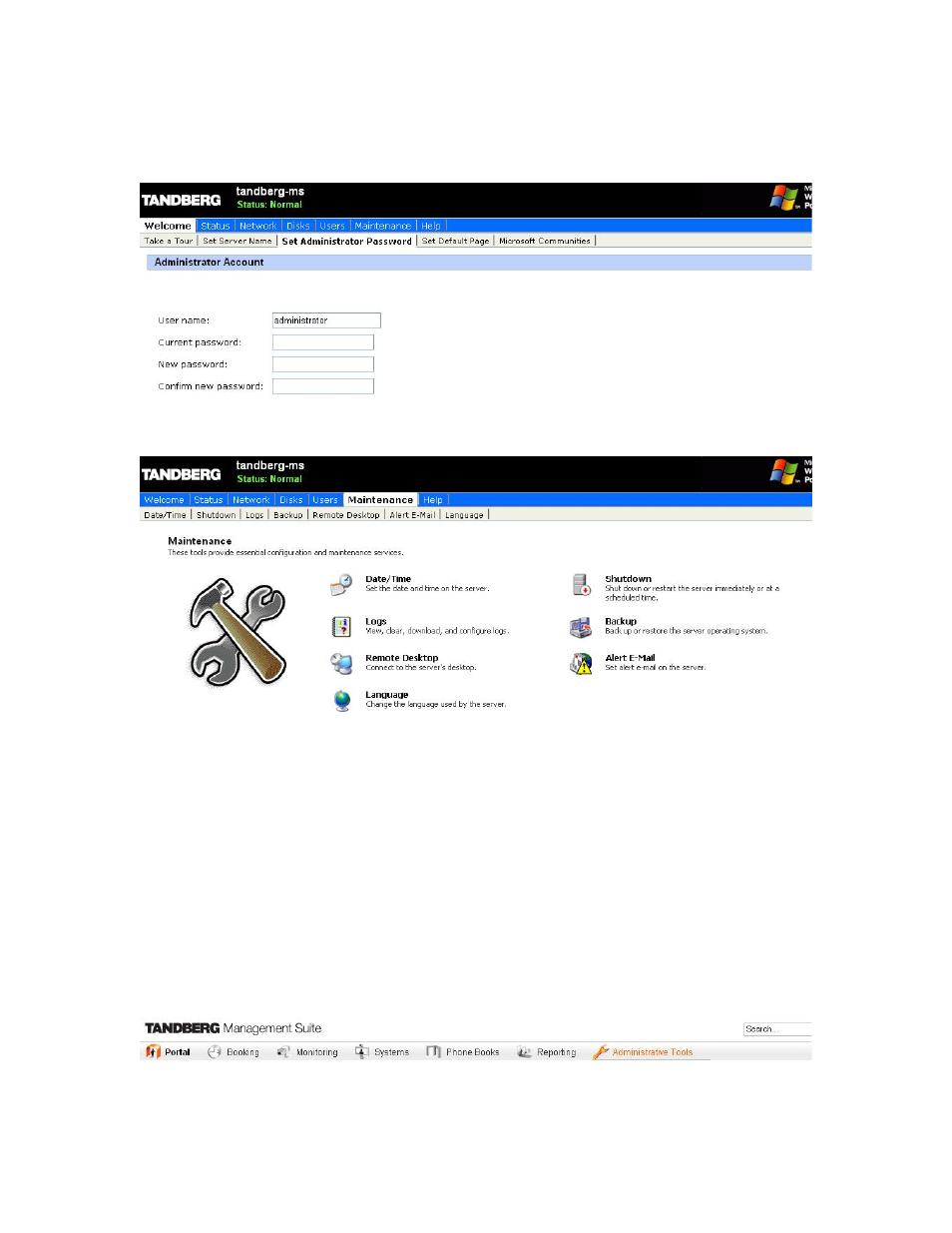 2 tandberg management suite settings | TANDBERG Management Server D13939 User Manual | Page 20 / 22
