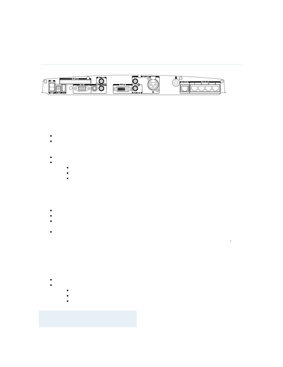 Interfaces, Video, 1 interfaces | 1 video | TANDBERG 550MXP User Manual | Page 192 / 251
