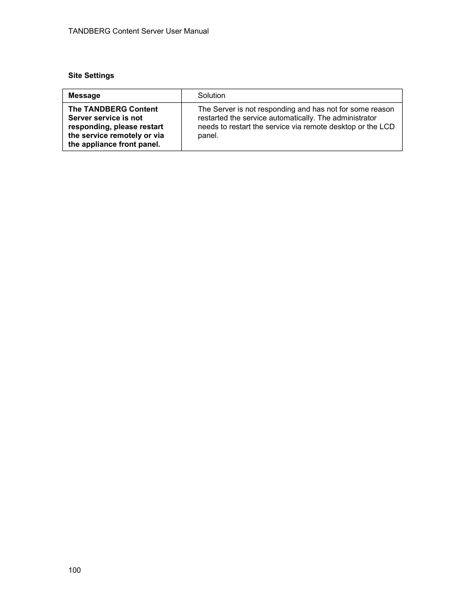 TANDBERG D1389801 User Manual | Page 110 / 113