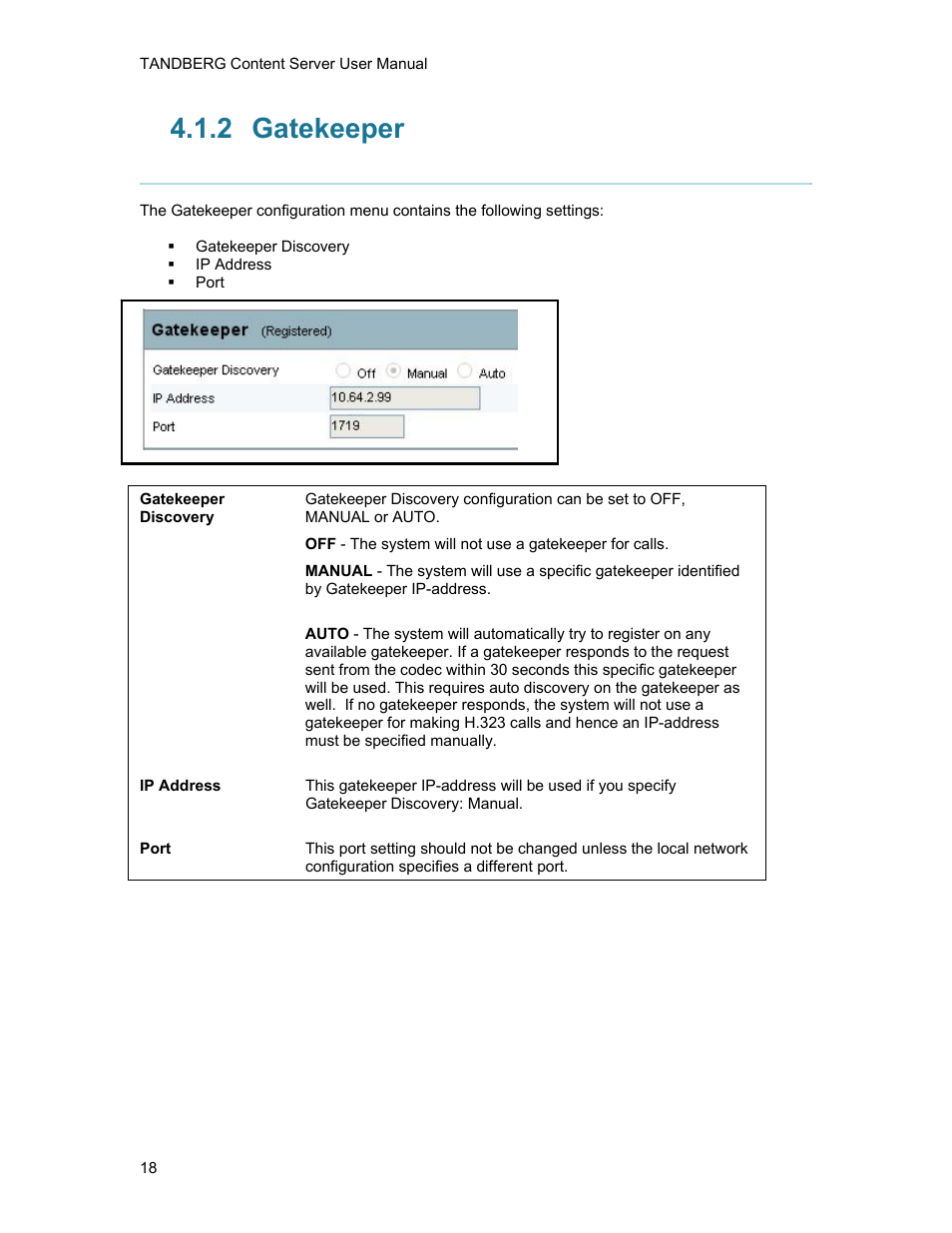 2 gatekeeper, Gatekeeper | TANDBERG D1389801 User Manual | Page 28 / 113