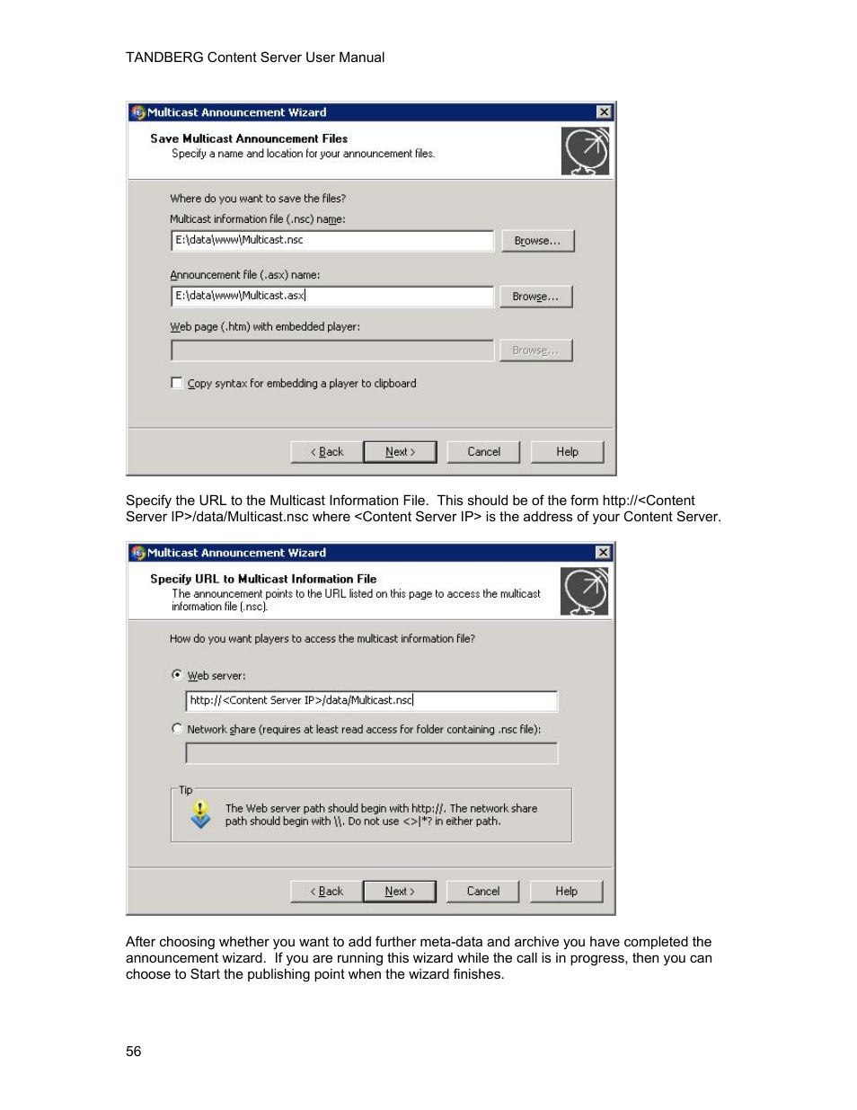 TANDBERG D1389801 User Manual | Page 66 / 113