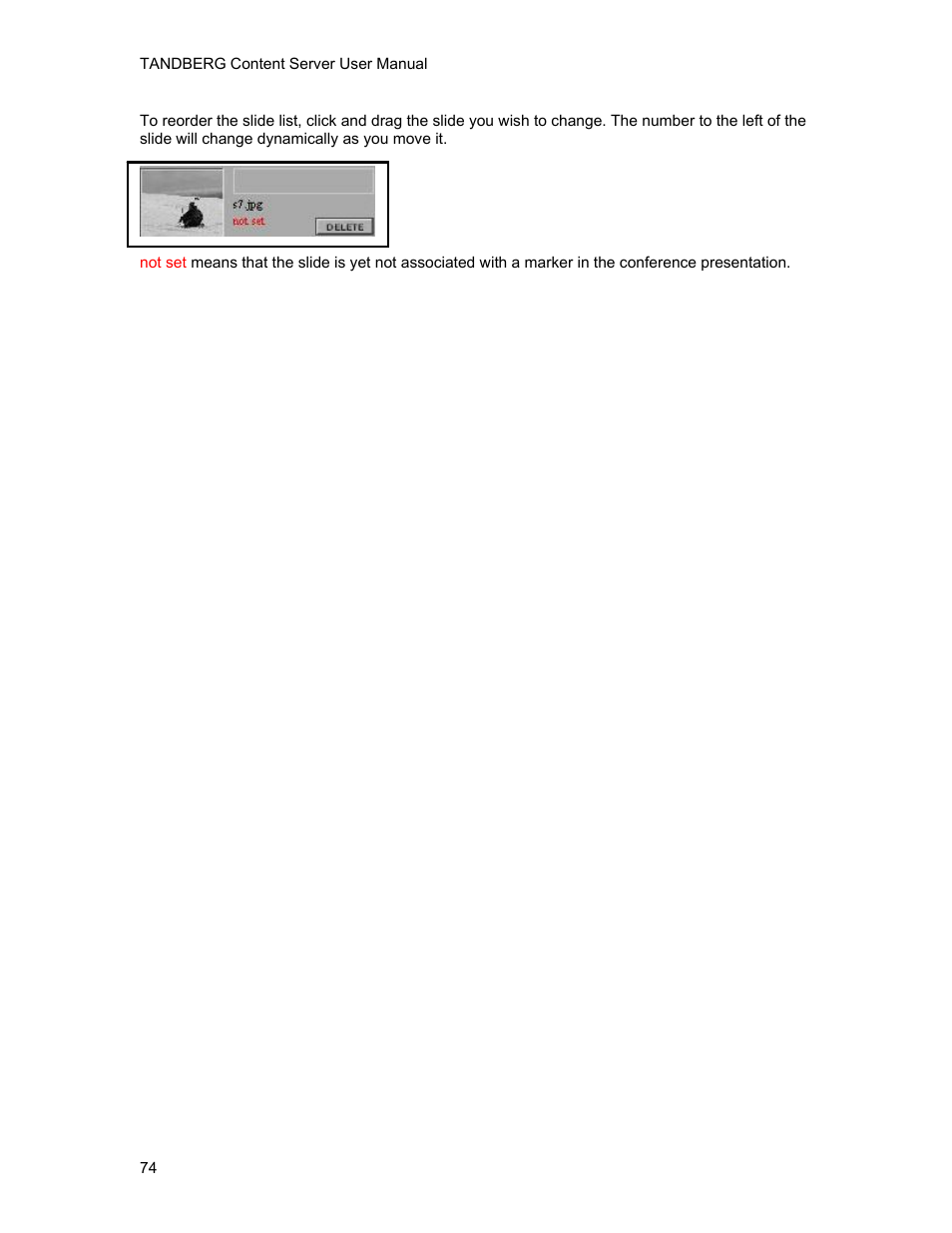 TANDBERG D1389801 User Manual | Page 84 / 113