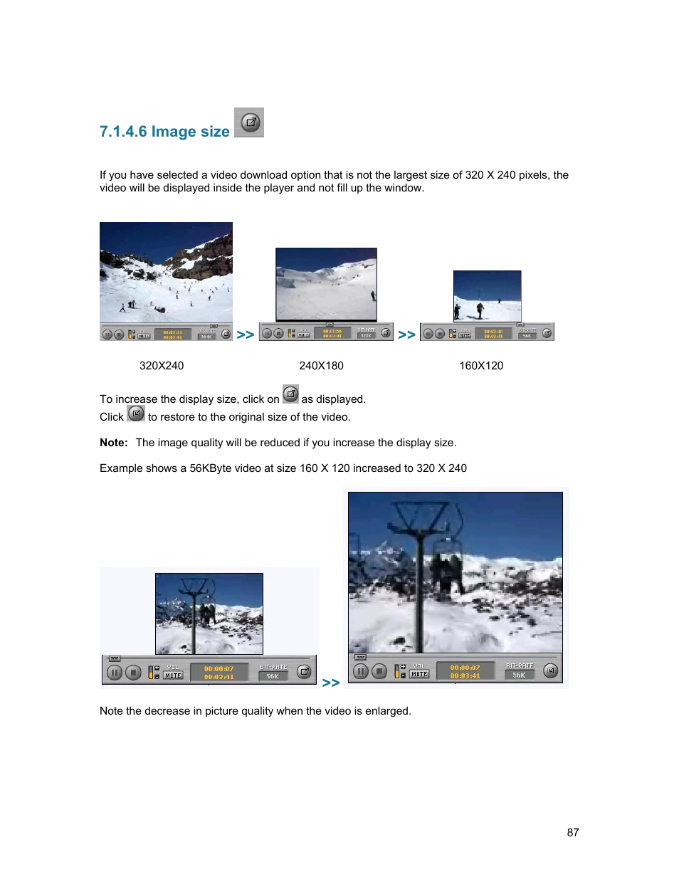 6 image size | TANDBERG D1389801 User Manual | Page 97 / 113