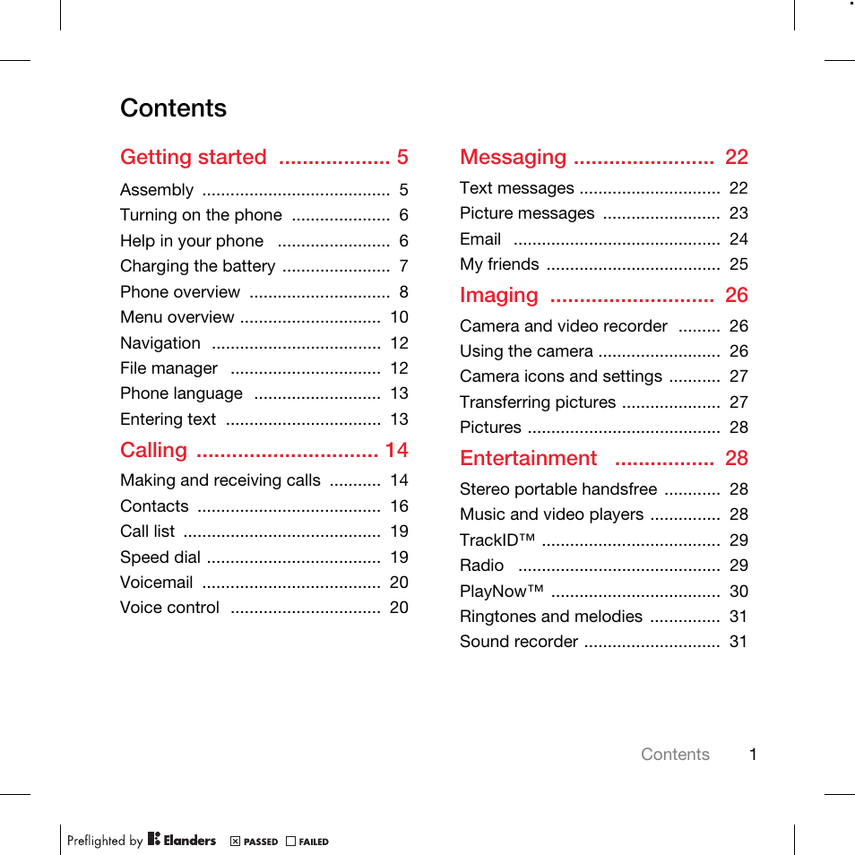 TANDBERG K630I User Manual | Page 3 / 56