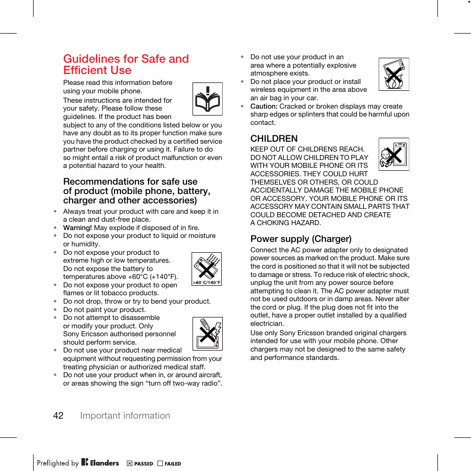 Guidelines for safe and efficient use | TANDBERG K630I User Manual | Page 44 / 56