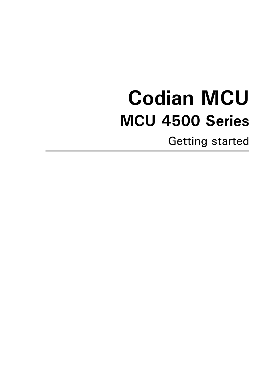 Codian mcu | TANDBERG Codian HD MCU 4500 Series User Manual | Page 2 / 19
