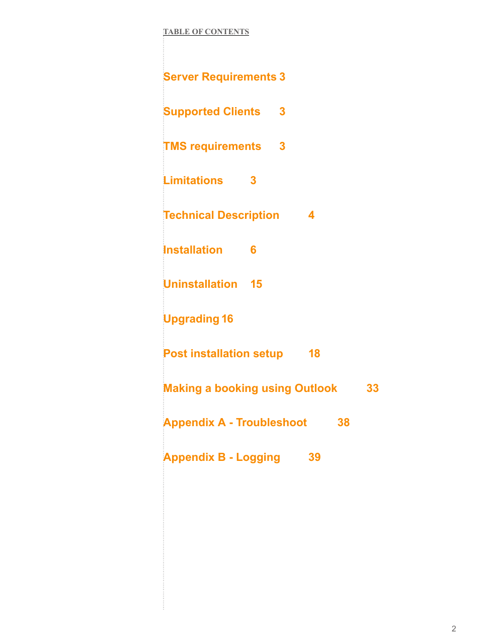 TANDBERG V 11.8 User Manual | Page 2 / 39