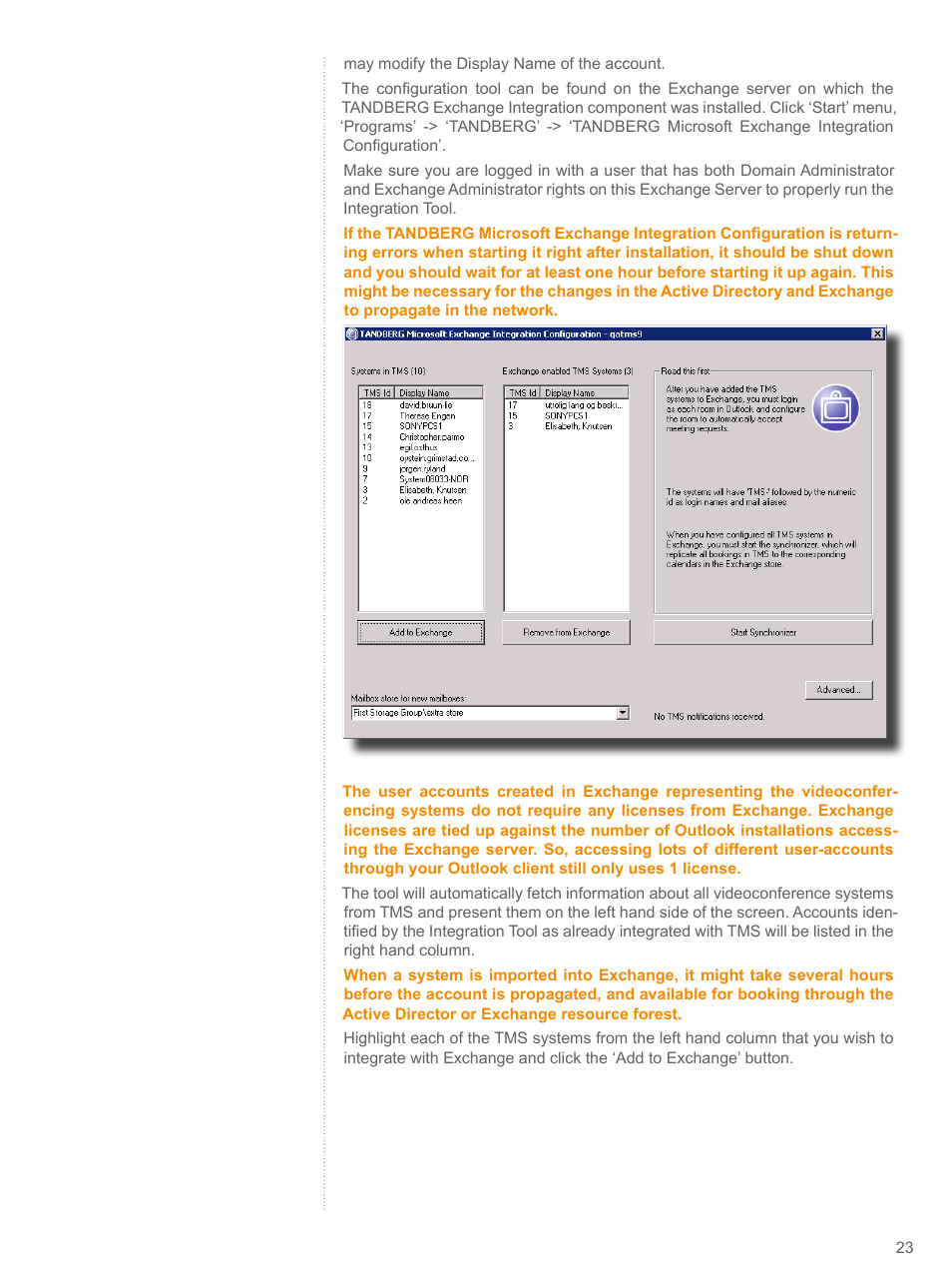 TANDBERG V 11.8 User Manual | Page 23 / 39