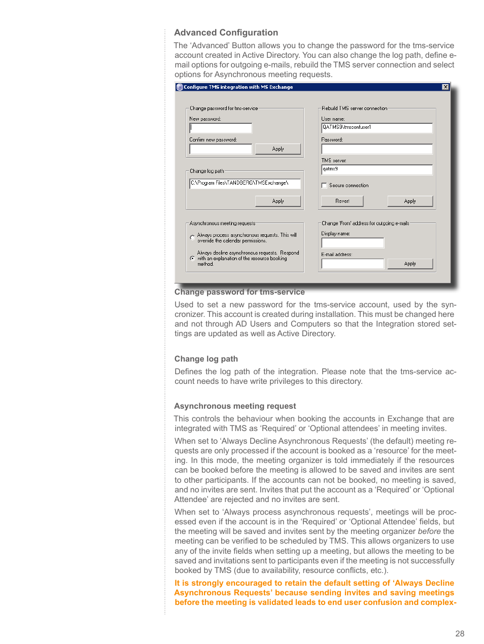 TANDBERG V 11.8 User Manual | Page 28 / 39