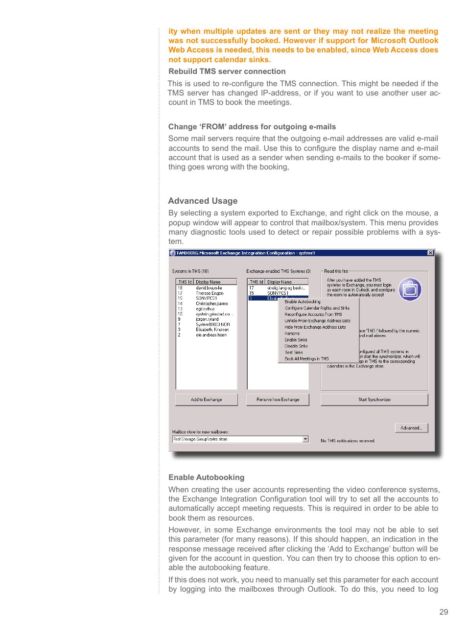 TANDBERG V 11.8 User Manual | Page 29 / 39