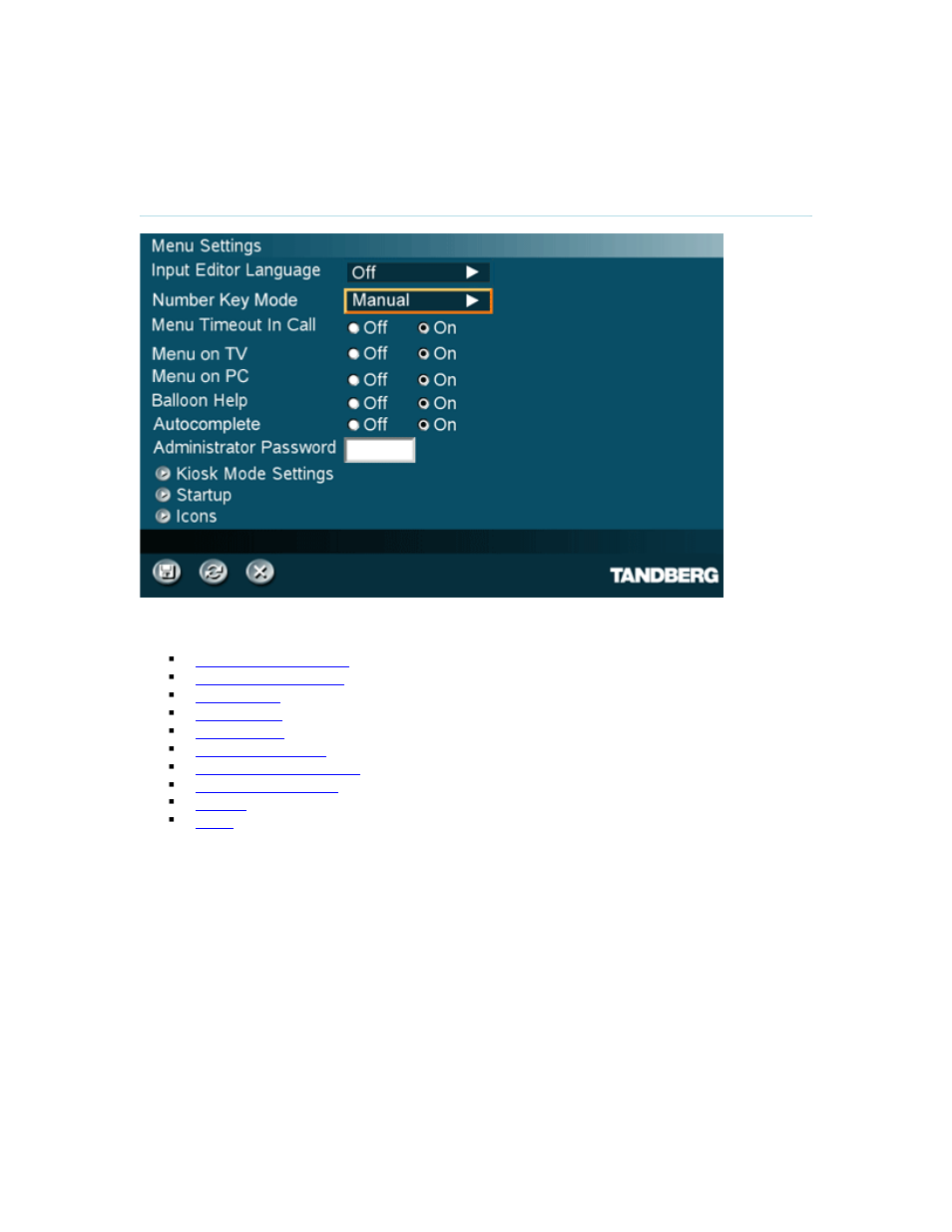 2 menu settings | TANDBERG 880 MXP User Manual | Page 142 / 317