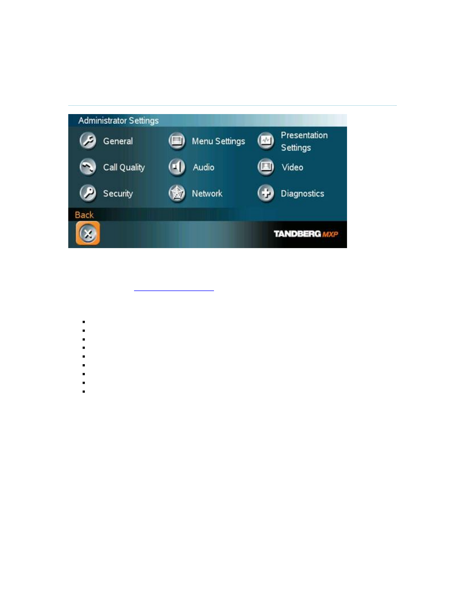 Administrator settings, 4 administrator settings, General settings | TANDBERG 7000 MXP User Manual | Page 108 / 268