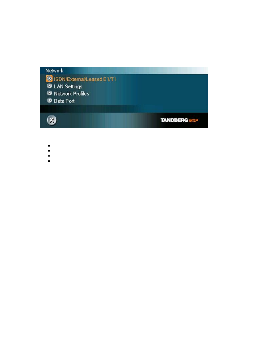 Network, 8 network | TANDBERG 7000 MXP User Manual | Page 175 / 268