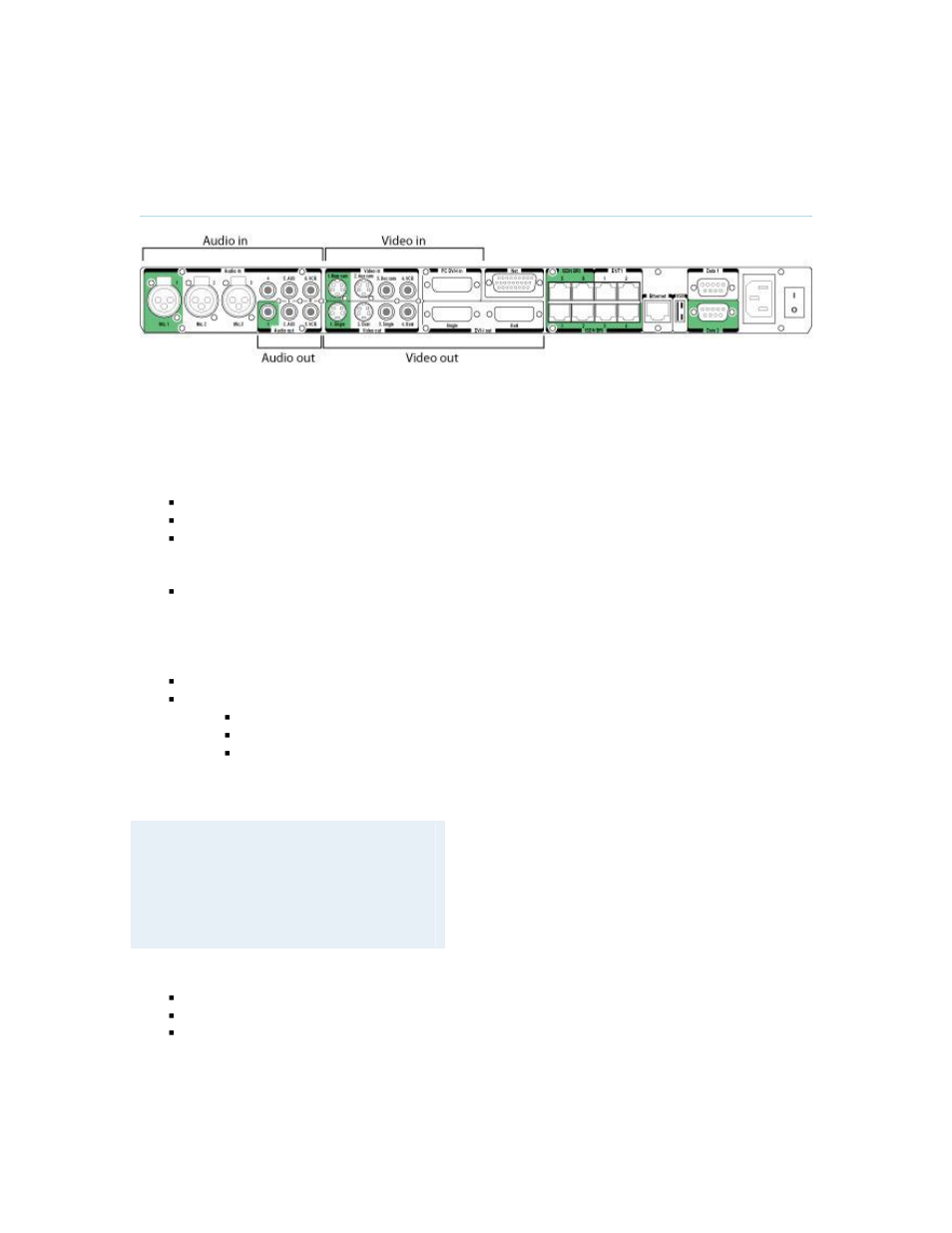 Interfaces, Video, 1 interfaces | 1 video | TANDBERG 7000 MXP User Manual | Page 211 / 268