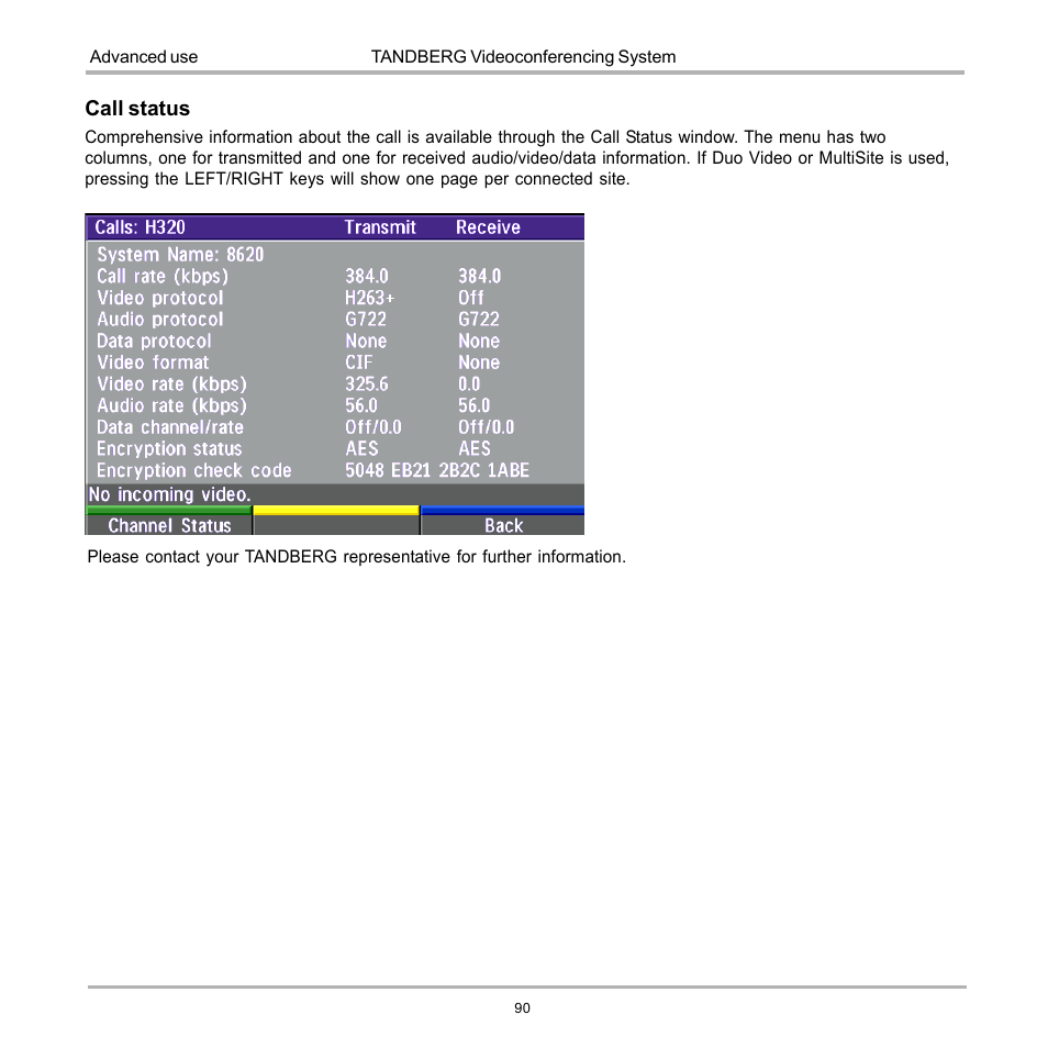 TANDBERG 990 User Manual | Page 90 / 111