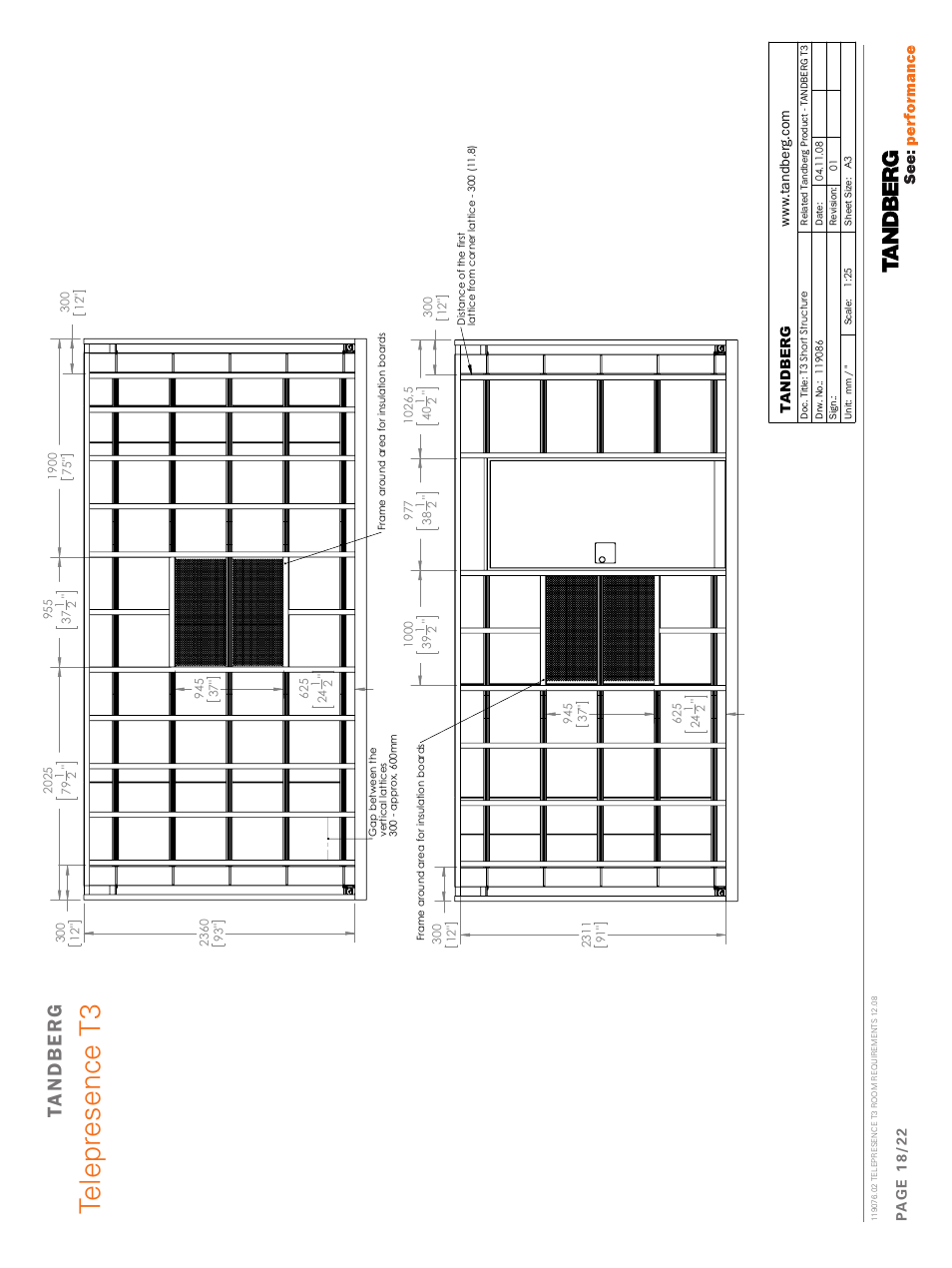 Telepresence t3 | TANDBERG Telepresence T3 119076.02 User Manual | Page 18 / 22