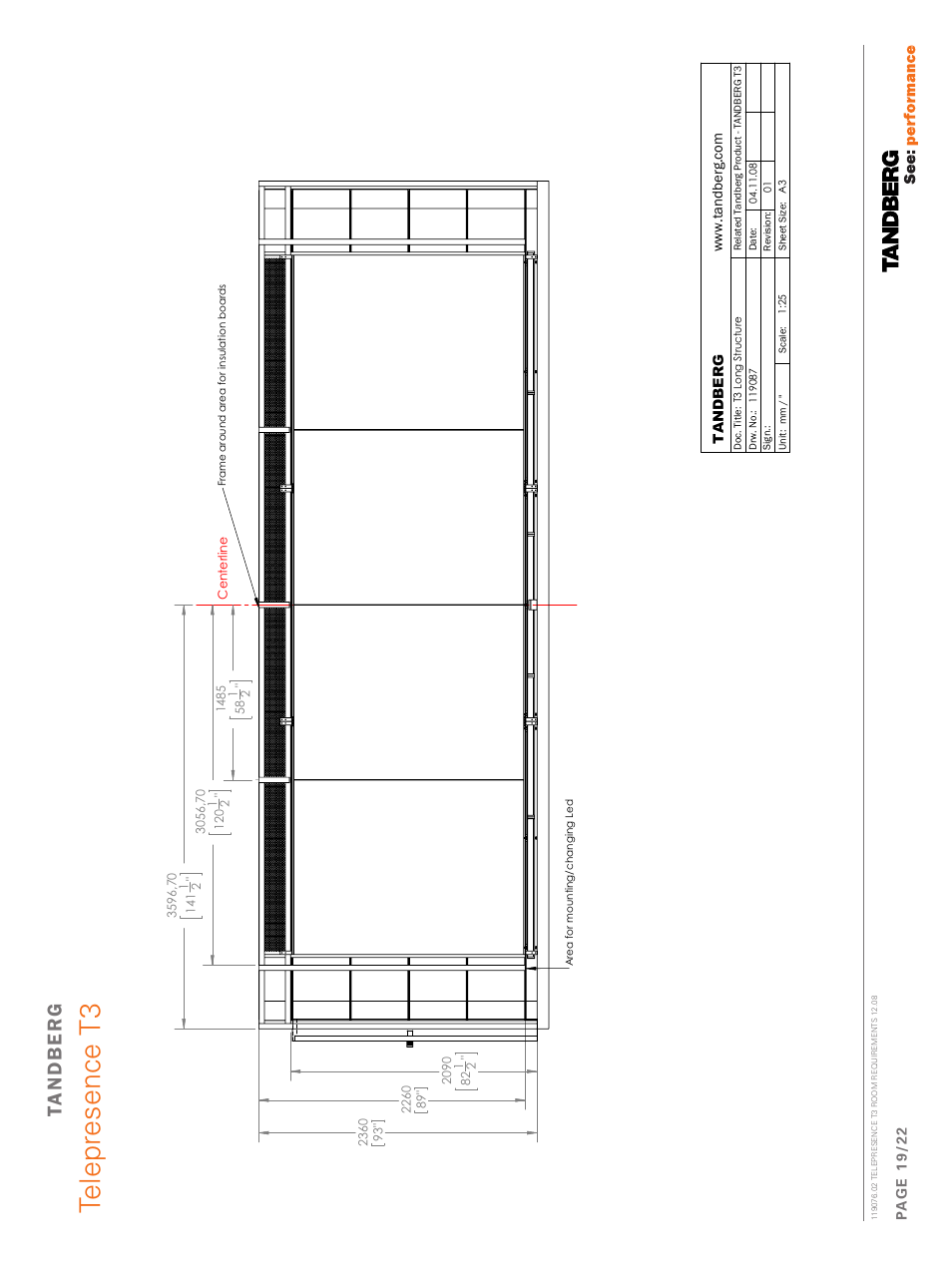 Telepresence t3 | TANDBERG Telepresence T3 119076.02 User Manual | Page 19 / 22