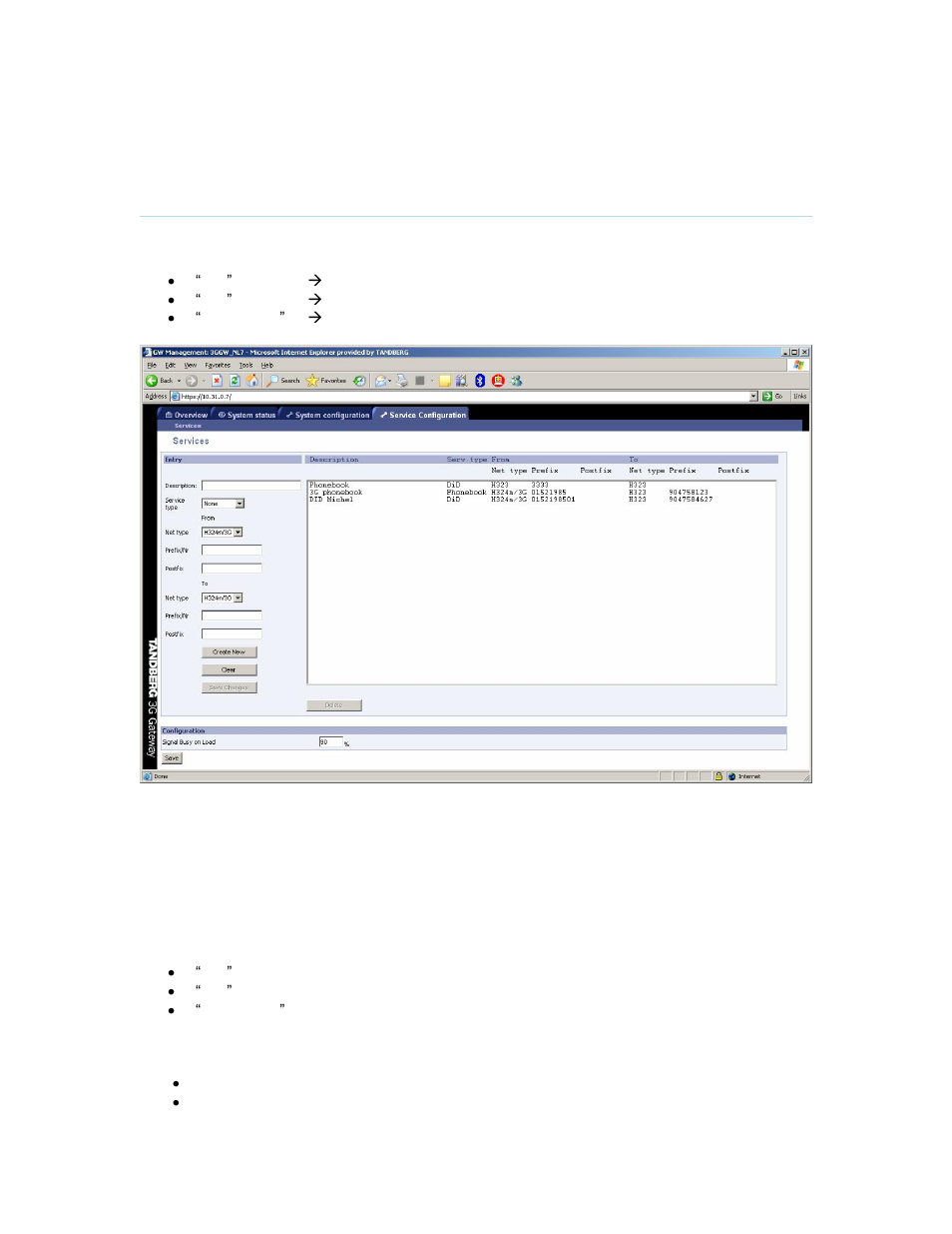 Services configuration, 7 services configuration | TANDBERG D13841.01 User Manual | Page 47 / 54