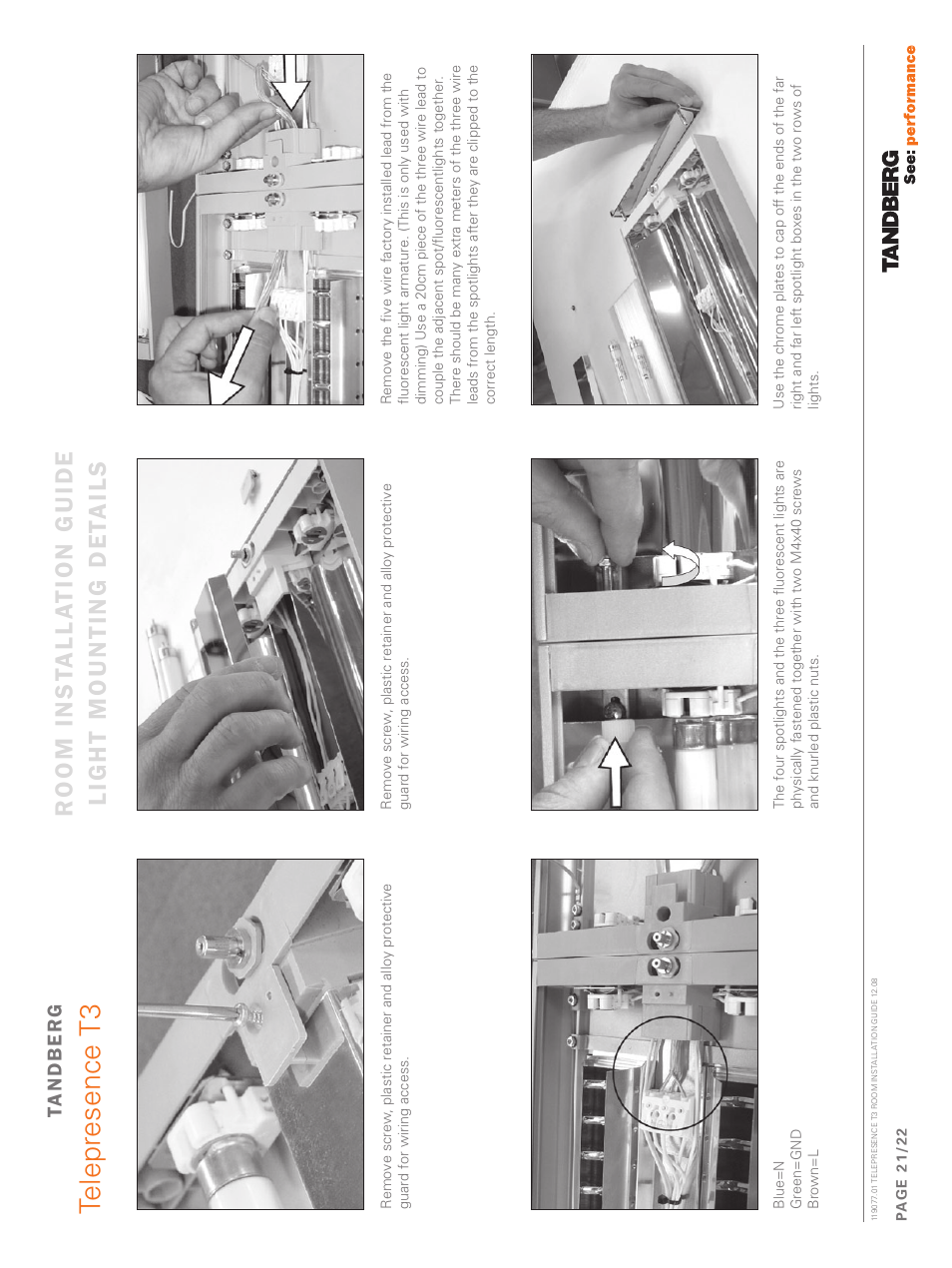 Telepresence t3 | TANDBERG Telepresence T3 User Manual | Page 21 / 22