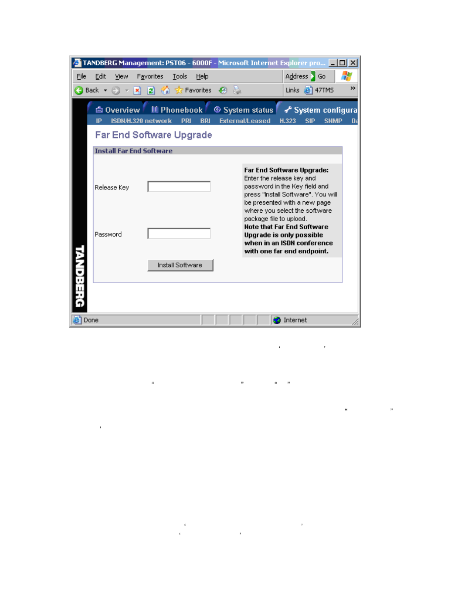 TANDBERG T2000 MXP User Manual | Page 248 / 261