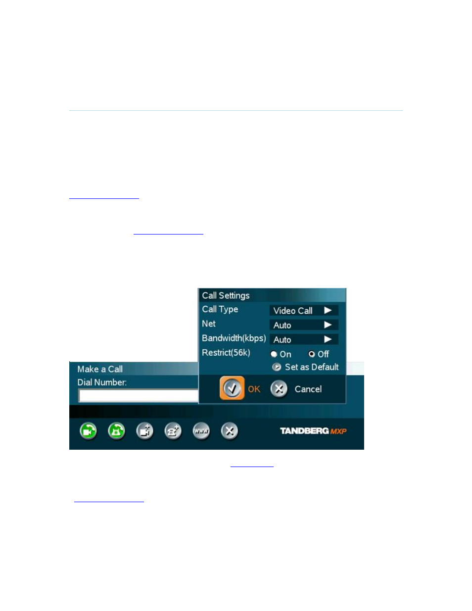 Call settings, 4 call settings | TANDBERG T2000 MXP User Manual | Page 45 / 261