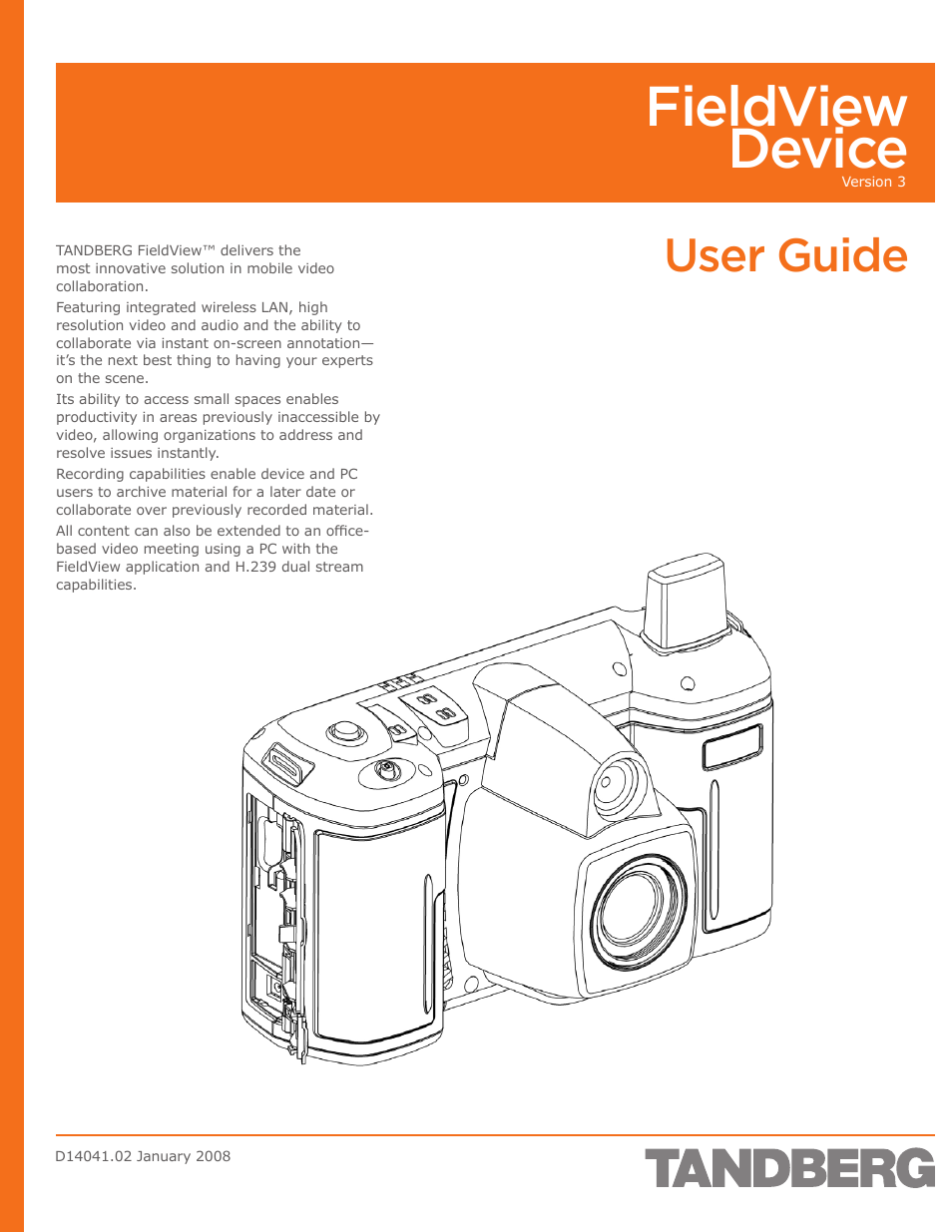 TANDBERG D14041.02 User Manual | 33 pages