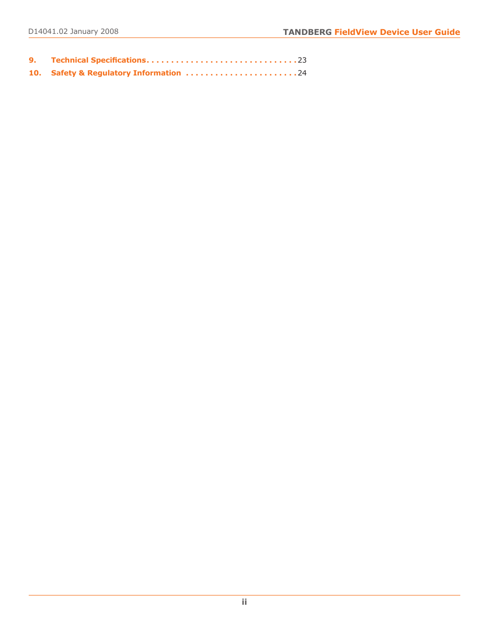 TANDBERG D14041.02 User Manual | Page 4 / 33