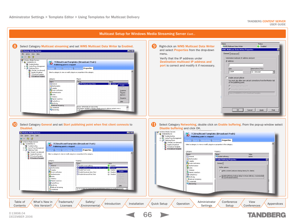 TANDBERG CONTENT SERVER D13898.04 User Manual | Page 66 / 143