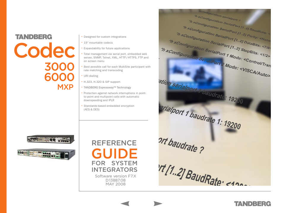 TANDBERG 6000MXP User Manual | 242 pages