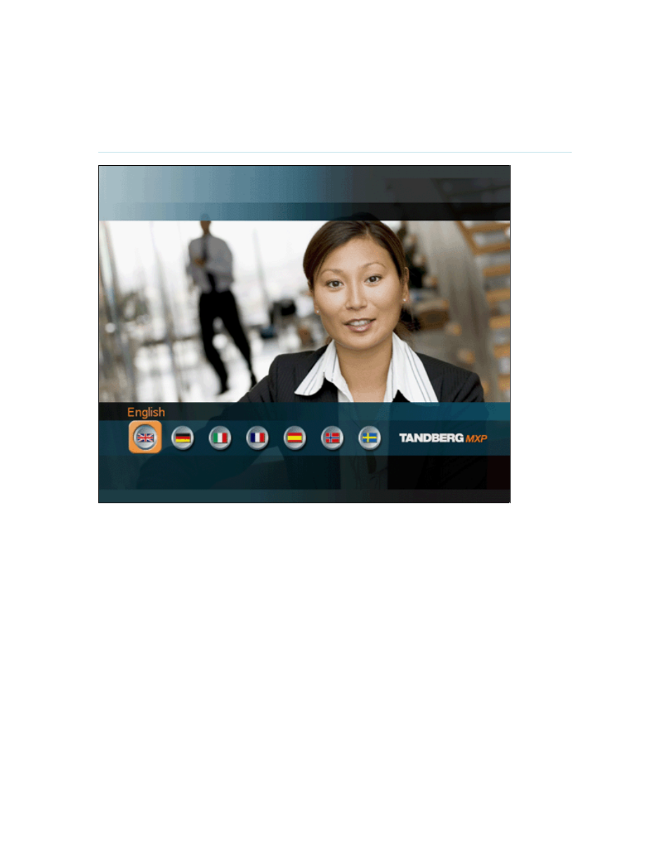 Using the language menu, 6 using the language menu | TANDBERG Utility User Manual | Page 33 / 188