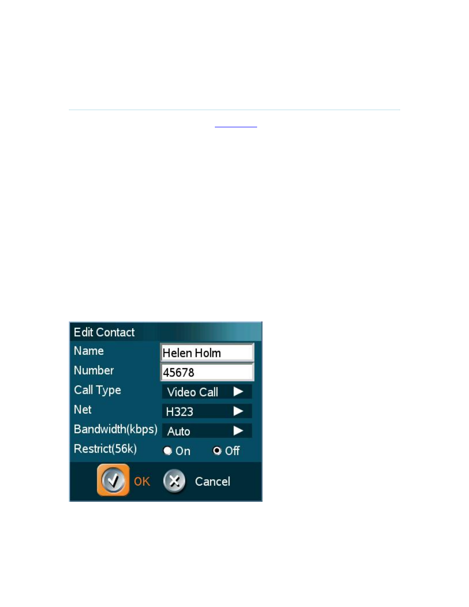 Edit contact, 2 edit contact | TANDBERG Utility User Manual | Page 42 / 188
