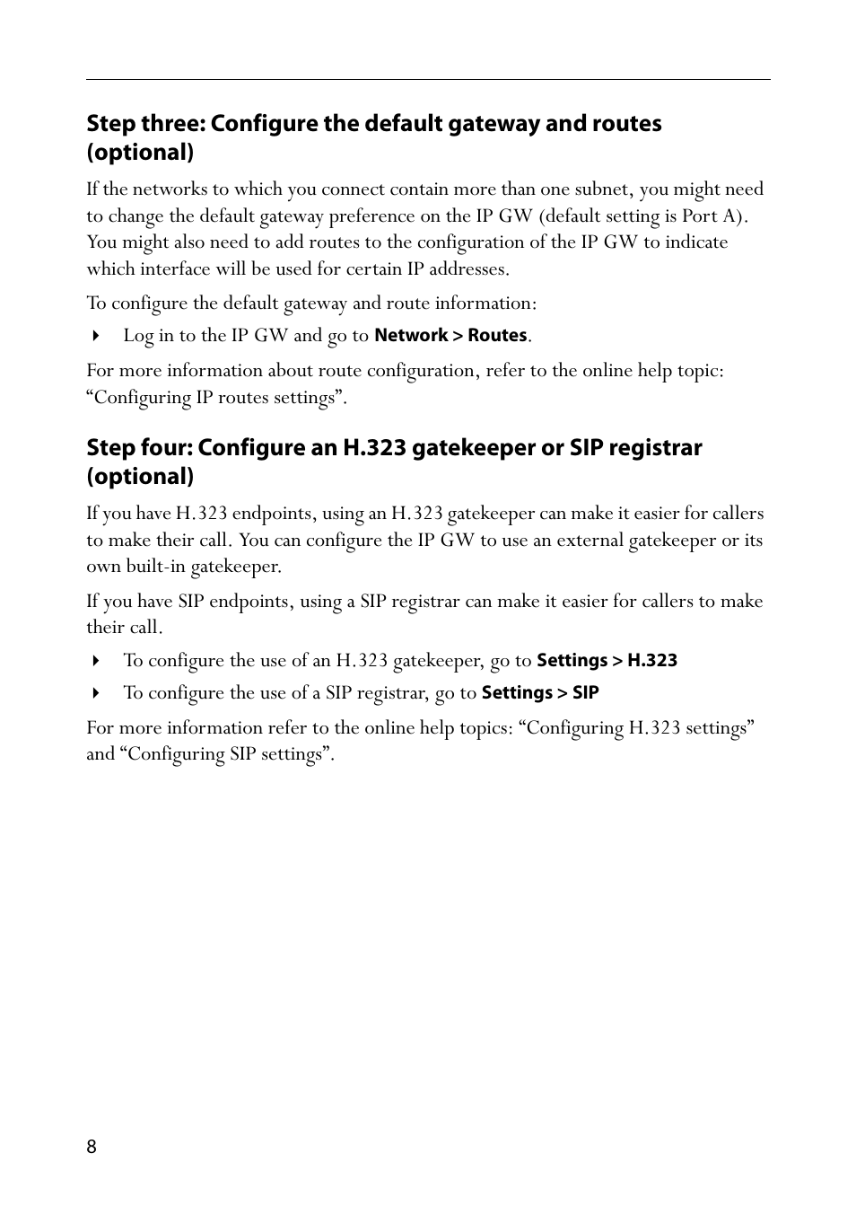 TANDBERG IP GW 3500 User Manual | Page 12 / 18