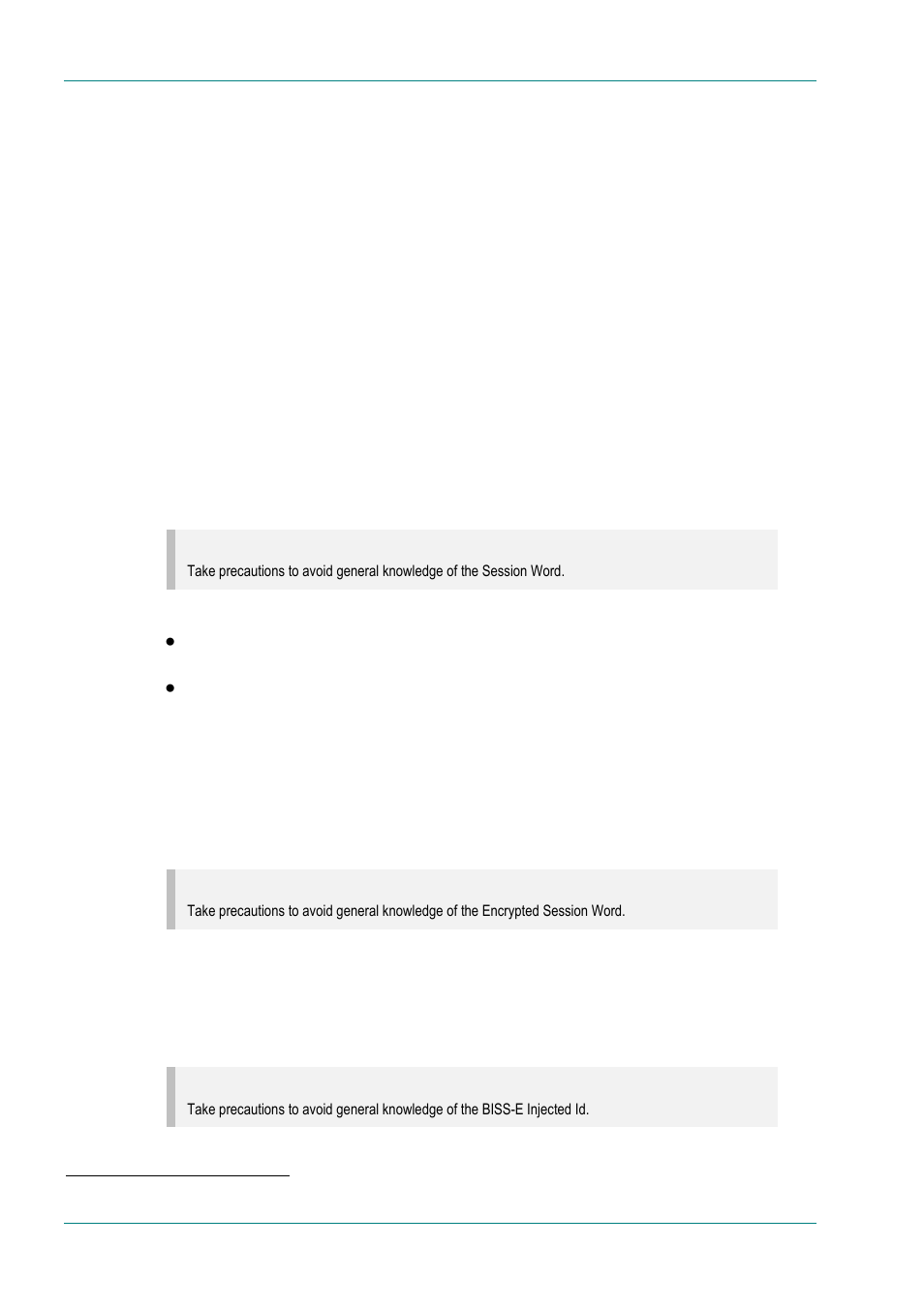 Session word option, Enc session word option, Biss-e injected id option | TANDBERG E5714 User Manual | Page 174 / 332