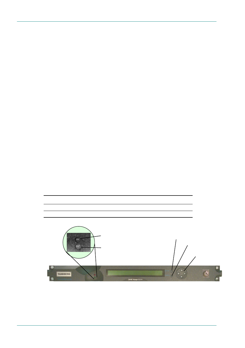 Guided tour, Enclosure, The user interface | Front panel description, 4 guided tour, 1 enclosure, 2 the user interface, 3 front panel description | TANDBERG E5714 User Manual | Page 24 / 332