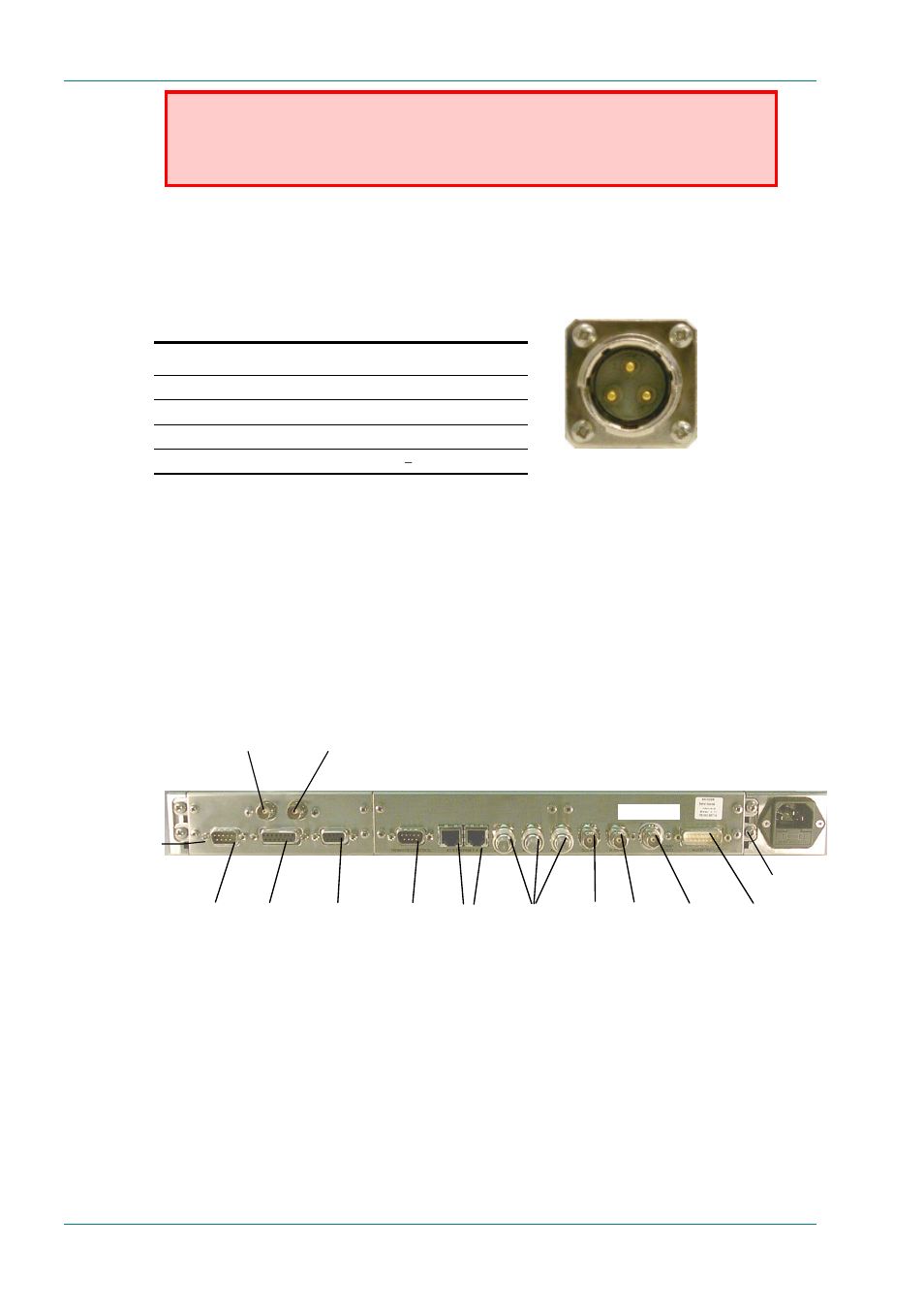 Dc power connector (encoder), Signal connections for the basic unit, Introduction | 6 signal connections for the basic unit, 1 introduction | TANDBERG E5714 User Manual | Page 38 / 332